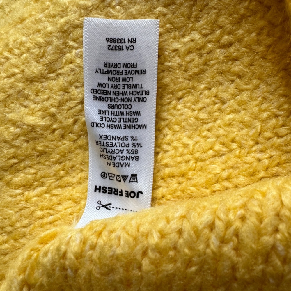 Joe Fresh - Yellow Long Sleeve Knit - Picture 6 of 6